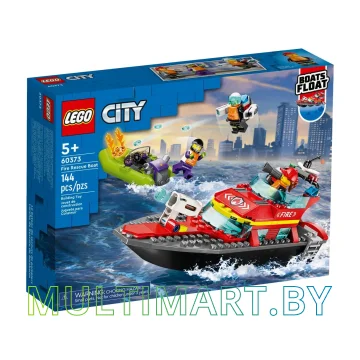 Конструктор LEGO City 60373 Пожарная спасательная лодка